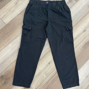 GAP Women's Dark Cargo Pants Size L Cotton Joggers